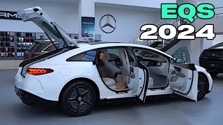 2024 Mercedes EQS Sedan Review  Ultimate Luxury Interior Exterior [upl. by Akimit]