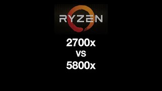 Ryzen 2700x to 5800x upgrade and comparison 1440p RTX 3060Ti [upl. by Neelyahs739]