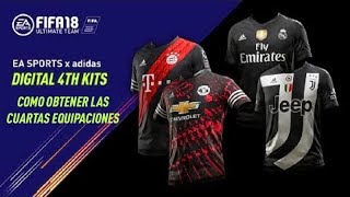 TUTORIAL COMO OBTENER EQUIPACIONES JUVENTUS UNITED BAYERN amp MADRID  FIFA 18 [upl. by Charlean]