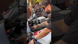 Hayabusa sound🔊hayabusa sound zx10r nagpur scproject shorts [upl. by Haididej]