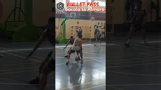 BULLET PASS● Oliver Bacala to Melvin Almoro QatarRisingSunHoopersByArLyndo highlights [upl. by Hana]