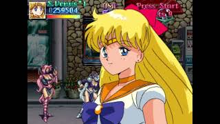 Pretty Soldier Sailor Moon ARCADE Extra Hard Difficulty  RealTime Playthrough [upl. by Ahsatel]