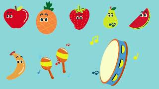 Kids 22 Fruits Song  Fun And Educational Fruit Song For Kids  Learn Fruits With Easy Rhyme [upl. by Ellord]