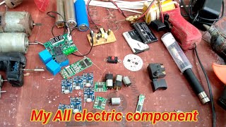 My All Electronic Components ll Desi Engineer Adarsh ll Mr Dhoroniya ll samar Experiment [upl. by Zamir]