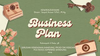 BusinessPlan NewBorn Studio  Kelas 3B Kelompok 6 [upl. by Aimal777]