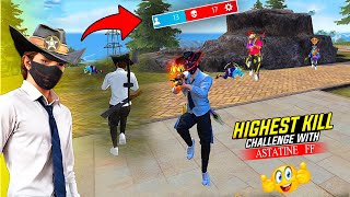 Astatine vs BUNNY 444 কে র‍্যাংকে সবথেকে বেশি কিল করবে 😍 Astatine না BUNNY🔥Garena Free Fire [upl. by Neirol936]