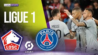 Lille vs PSG  LIGUE 1 HIGHLIGHTS  08212022  beIN SPORTS USA [upl. by Berhley]