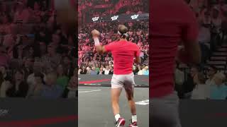 Rafael Nadal CRAZY forehand winner vs Alcaraz in Netflix Slam shorts tennis [upl. by Collum]