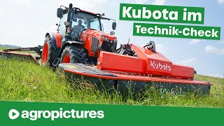 Kubota Traktoren im Grünland Einsatz  Kubota M4 M6 und M7  Agropictures Technik Check [upl. by Sophey663]