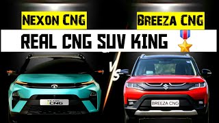 Tata Nexon CNG vs Maruti Brezza CNG 2024 🔥 Which Is Better CNG SUV 🔥 nexoncng breezacng [upl. by Garik]