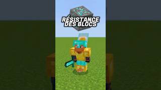 Résistance des blocs  TNT MINECRAFT [upl. by Ettedanreb]