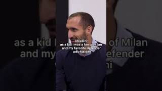 Chiellini Big Fan Of Maldini [upl. by Benia]