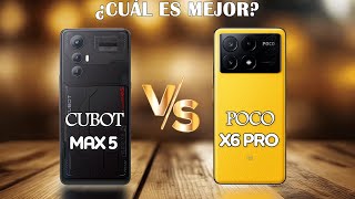 Cubot Max 5 5G vs Poco X6 Pro 5G  ¿Cuál es Mejor [upl. by Aiepoissac]