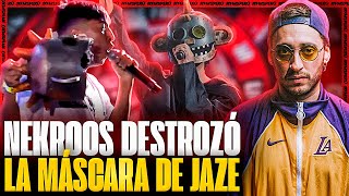 LE ARRANCÓ LA MÁSCARA A TOY LOKAZO 🎭 BLON REACCIONA A JAZE VS NEKROOS  FMS PERÚ [upl. by Alwin]