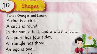 Shapes  SrKg Poem  SrKg Rhymes  SampDTeacher [upl. by Idnahc572]