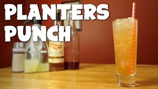 Planters Punch  the Classic Dark Rum Cocktail Trader Vics Recipe [upl. by Aldous]