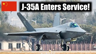 J35A Stealth Fighter Officially Enters Service With Chinas PLA [upl. by Opal589]