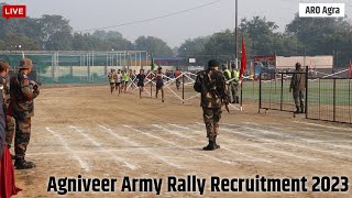 Agniveer Army Rally Bharti 2023  Army Bharti 2023  Indian Army Bharti 2023  ARO Agra Army Bharti [upl. by Niccolo]