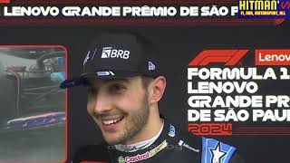 P2 Esteban Ocon post race interview  F1 2024 Brazil Grand Prix [upl. by Colline]