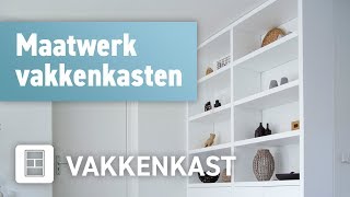 Maatwerk vakkenkasten  OPMAATZAGENnl [upl. by Novad]