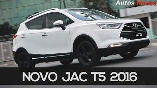 Novo JAC T5 2016 Preços e Detalhes [upl. by Gordan]