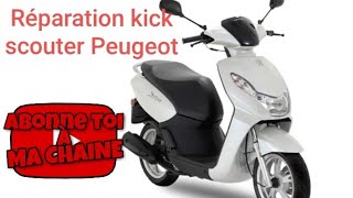 🔴REPARATION KICK SCOOTER PEUGEOT KISBEE 50cc [upl. by Artemas]