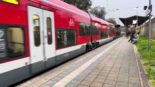 RB 61 nach Frankfurt Hauptbahnhof am Bahnhof DreieichBuchschlag [upl. by Emmey]