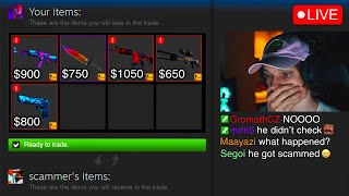 I got scammed for 4500 live on stream [upl. by Button382]