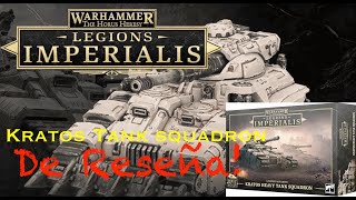 De Reseña LEGIONS IMPERIALIS  Kratos Heavy Tank español [upl. by Willey]