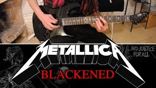 METALLICA  Blackened GUITAR COVER full song [upl. by Learsiy]