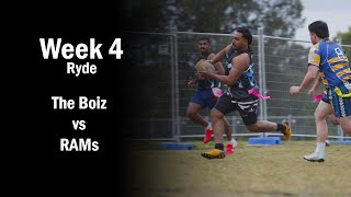 RAMs vs The Boiz  Ryde Monday Oztag MENS Div 2  Week 4 ft Ro from Critical Banter Micd up [upl. by Lilly]