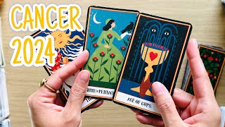 CANCER  quotYOUR 2024 NEW YEAR HERES WHAT TO EXPECTquot 2024 Tarot Reading [upl. by Gunther]