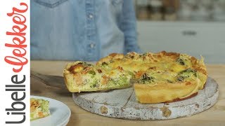 Quiche met broccoli en zalm [upl. by Eugatnom]