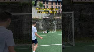 La verità su Croazia  Italia 🇮🇹 calcio euro2024 italia [upl. by Htidra]