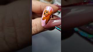 Festett mézi minta a Ronikitől roniki nailart xmasnails xmasnaildesign [upl. by Erme]