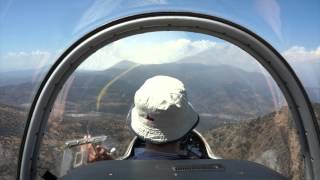 Flying over Santiago de Chile Vitacura Gliding Club [upl. by Ateekal]