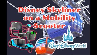 I Took A Mobility Scooter On The Disney Skyliner [upl. by Idnal]