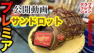 【サンドロット】「オーダーファーストミット」Rawlings（ローリングス）〈3832〉 [upl. by Zimmerman]