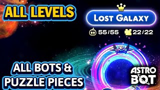 ASTRO BOT LOST GALAXY ALL LEVELS Walkthrough  All Bots amp Puzzle Pieces [upl. by Madalena]