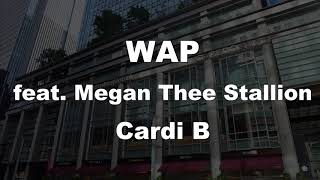 Karaoke♬ WAP feat Megan Thee Stallion  Cardi B 【No Guide Melody】 Instrumental [upl. by Rocker791]