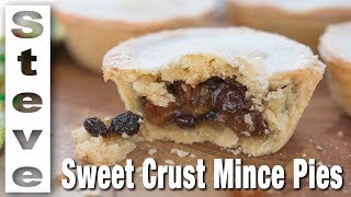 MINCE PIE RECIPE  With a Sweet Short Crust Pastry [upl. by Leirud]