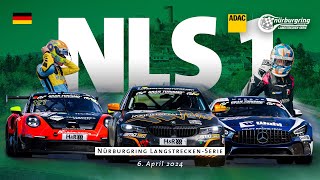 Saison 2024 Rennen 1 der ADAC Nürburgring LangstreckenSerie NLS [upl. by Adnerb]