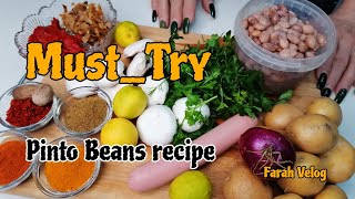 quotDelicious amp Easy Pinto Beans Recipe Youll Love Farah Velog [upl. by Hufnagel773]