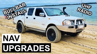 Navara D22 Bullbar amp UHF Radio Install  How To [upl. by Gabi]