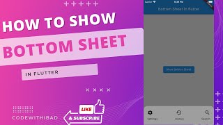 A Beginners Guide to the Flutter Bottom Sheet  Tutorial [upl. by Oag]