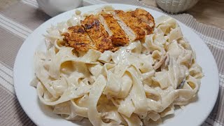 Restaurant style Fettuccine Alfredo pasta recipe  Recipe by Maryam Umer [upl. by Nolrac]