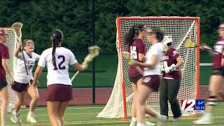 East Greenwich tops La Salle in Div I girls lacrosse [upl. by Elinor]