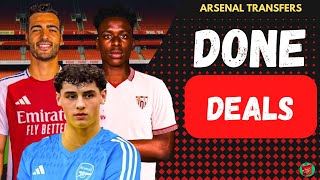 ARSENAL COMPLETE 3 DONE DEALS All Confirmed Signings And Transfer Targets This Week [upl. by Peti]