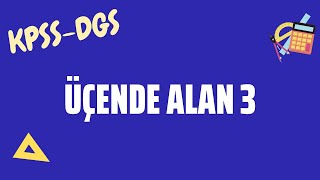 Üçgende Alan 3🔆Karekodlu döküman🔆KPSSDGS Matematik [upl. by Publias]