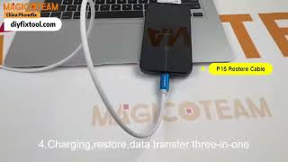 Magico P15 Restore Easy Cable For iPhoneiPad Charging DFU Restoring And Data Transfer [upl. by Keller11]